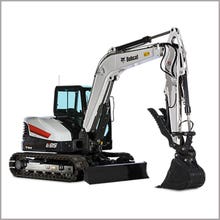 Excavator Blade and Clamp
