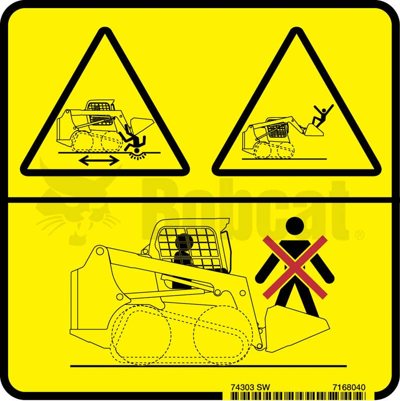 Warning Decal | 7167996 | Bobcat Company